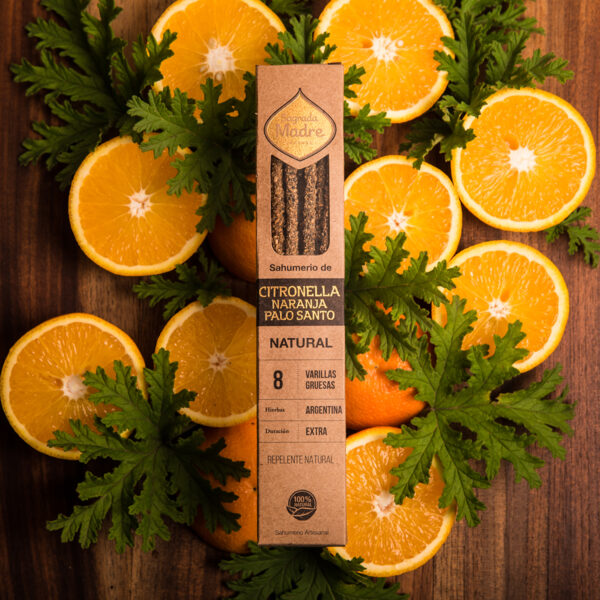 Citronella, Naranja y Palo Santo