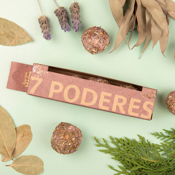 Composición: flor de lavanda, ruda, laurel, eucalipto, hierba buena, inca yuyo, cedro y aglutinante natural.