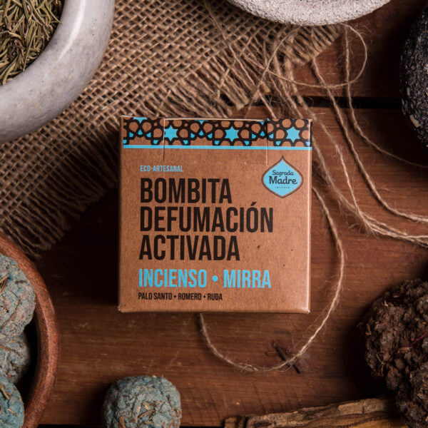 omposición: Mirra - armonía y purificación Incienso (olíbano) - sanación Palo santo - sanación y equilibrio Romero - conector Ruda - protector