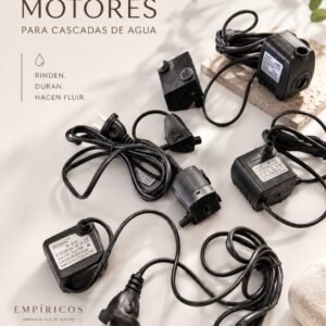 MOTORES ELECTRICOS PARA CASCADAS DE AGUA